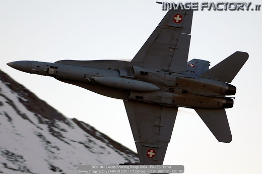 2005-10-12 Axalp Shooting Range 0394 - FA-18C Hornet